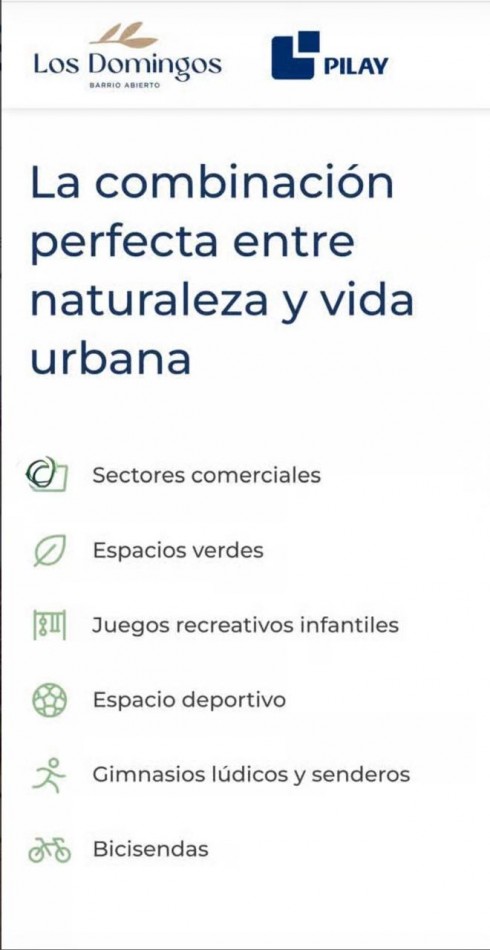 TERRENO EN VENTA EN LOTEO LOS DOMINGOS SAUCE VIEJO