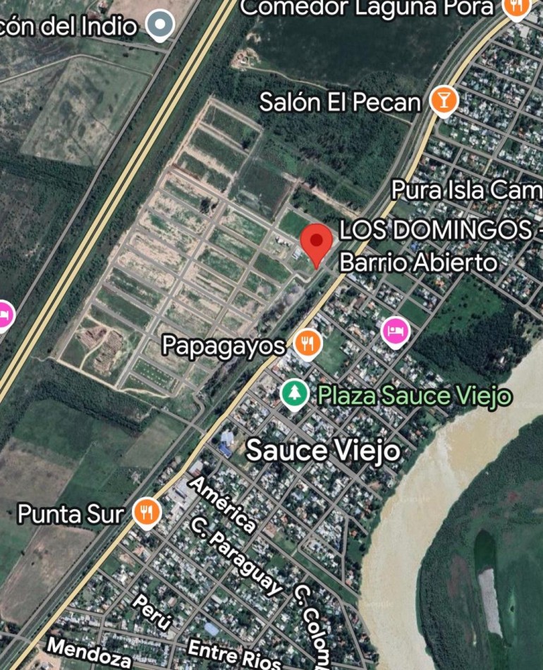 TERRENO EN VENTA EN LOTEO LOS DOMINGOS SAUCE VIEJO